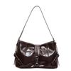 Glossy patent leather underarm bag women's shoulder messenger bag