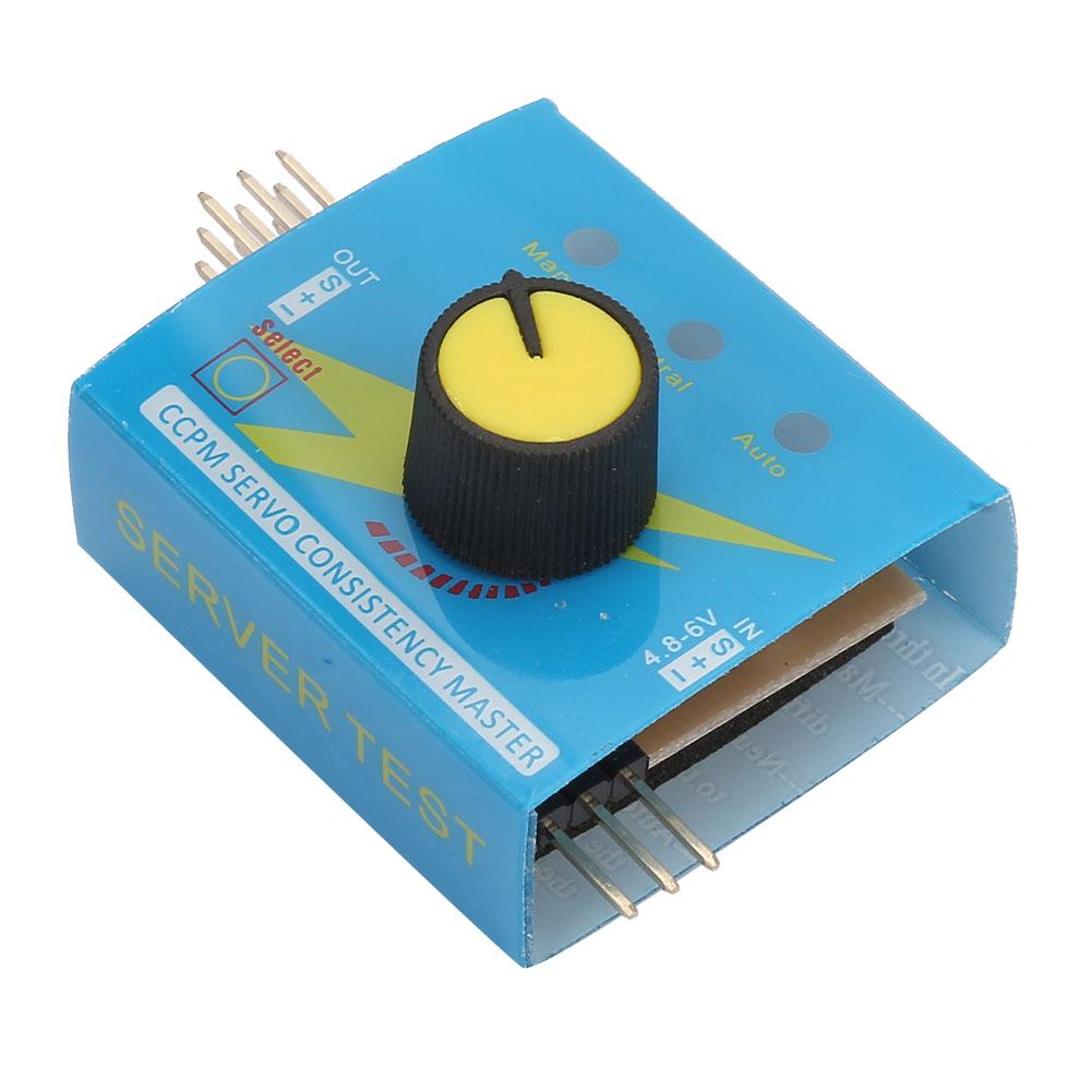 

3-канальний мультисервотестер RC тестування двигуна ESC з триступінчастим індикатором DC 4.2 6.0V