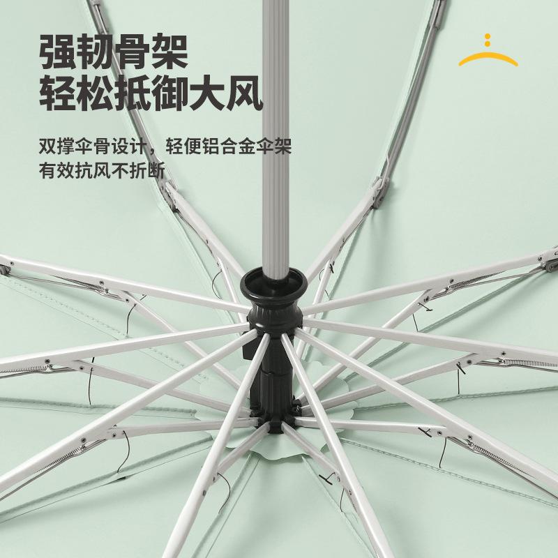 New 280t triple fold automatic 10 bone reverse automatic umbrella color scheme handle triple fold universal umbrella
