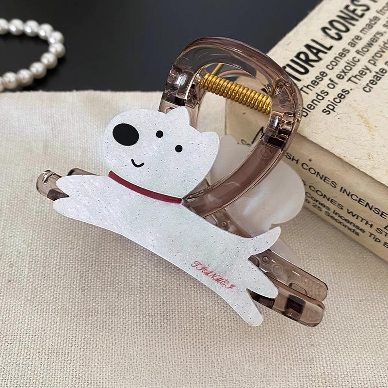Cute and Fun Dog Claw Clip Shark Clip Hair ClipBack of The Head Updo Hair Accessory