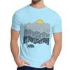Hiking Moutain Hike Camping T Shirt Classic Round Neck Summer Casual Camiseta T Shirt