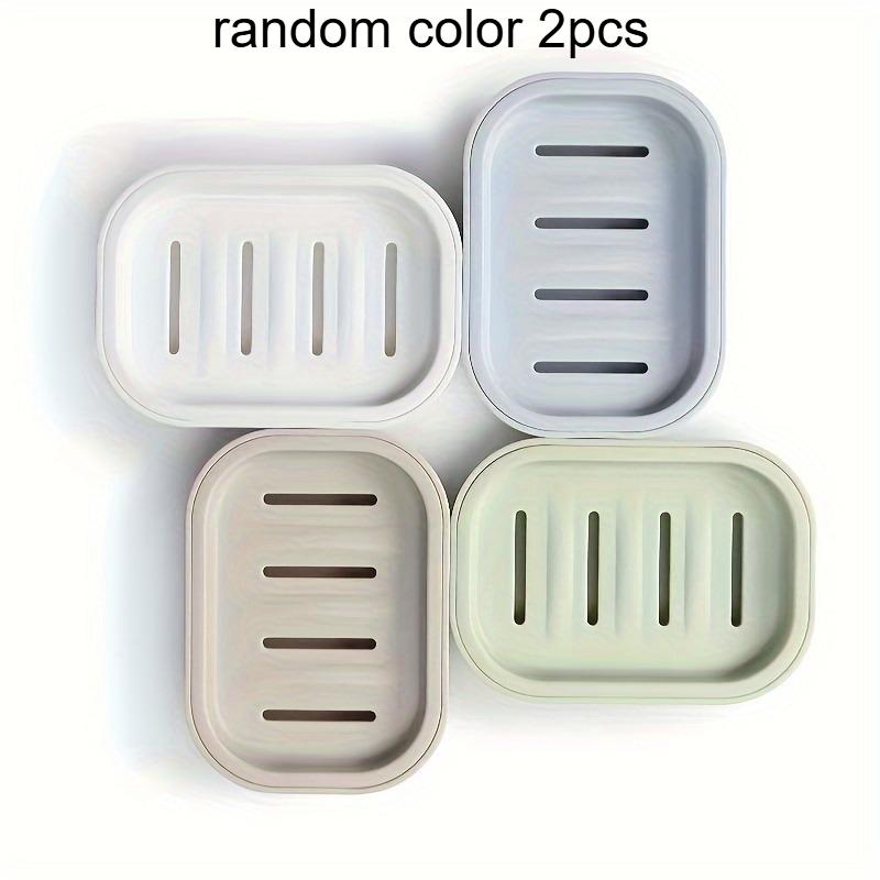 2pcs Double Layer Creative Soap Box, Portable Outdoor Travel Soap Container,Draining Soap Dish,Creative Travel Portable