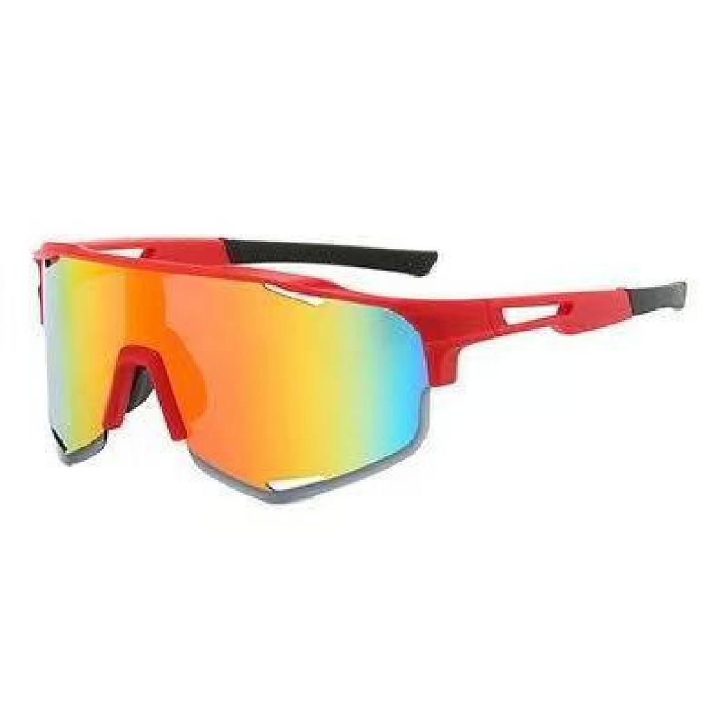Colorful Outdoor Cycling Half-frame Sunglasses, Sports Sunglasses, Unisex, for Cycling and Running