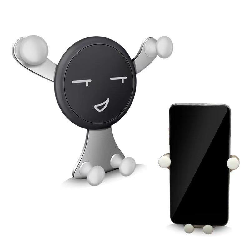 Smiley Auto Handyhalterung schrumpft automatisch aus dem Trend Navigation Mehrzweck Auto Schwerkrafthalterung Fabrik