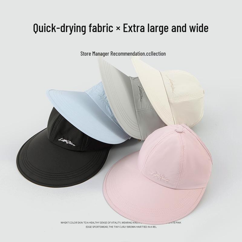 

Вишивка Літера Широкополий Сонцезахисний Козирок: Швидкосохнучий, Дихаючий, Зручний для хвостика Extra Large (55-62cm)