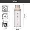 CB Japan Dressing Bottle 250ml Heat-Resistant Glass Dishwasher Safe Drip-Resistant Sealed with Measurement