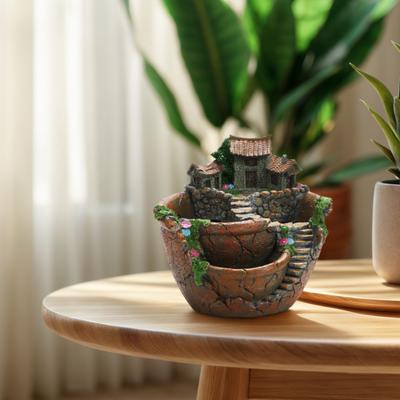 Succulent Pot Vintage Multi Pot Planter Resin DIY Bonsai Pot Multi-Function Bonsai Container Vat Shape for  Cactus Succulent