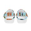Color Print EVA Outdoor Clogs Unisex Lightweight Ventilated Slip On Summer Use Outdoor Garden Home Beach Daily Shoes Home Use