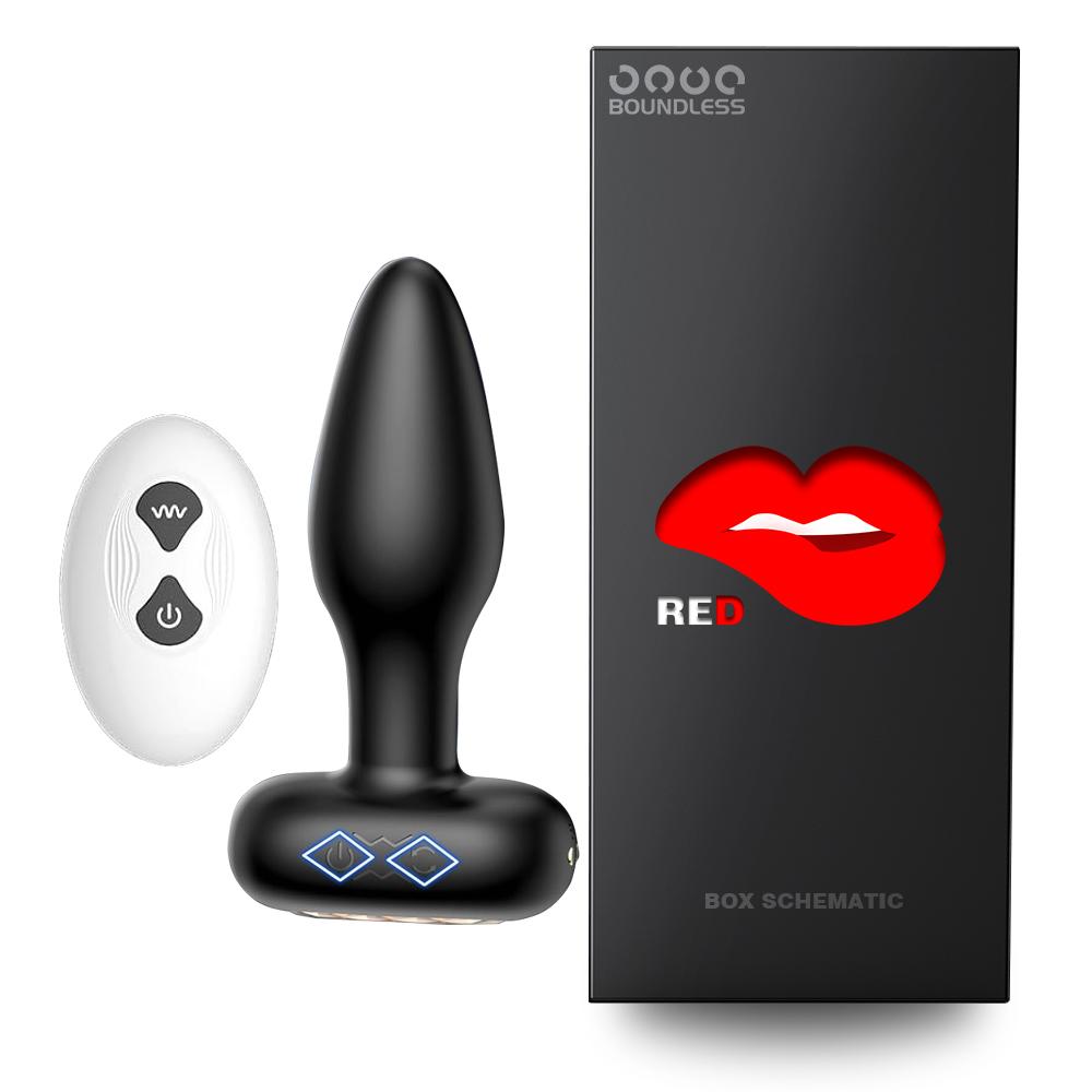 Female Wireless Remote Vibrating Butt Plug Anal Vibrator Sex Toys for Women G-spot Nipple Stimulation Ass Dildo Prostate Masturbation Men and Couples