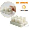 6 Pack USB Rechargeable Flameless Candles Flameless LED Votive Tea Light with Remote for Halloween Christmas Wedding Party Decor