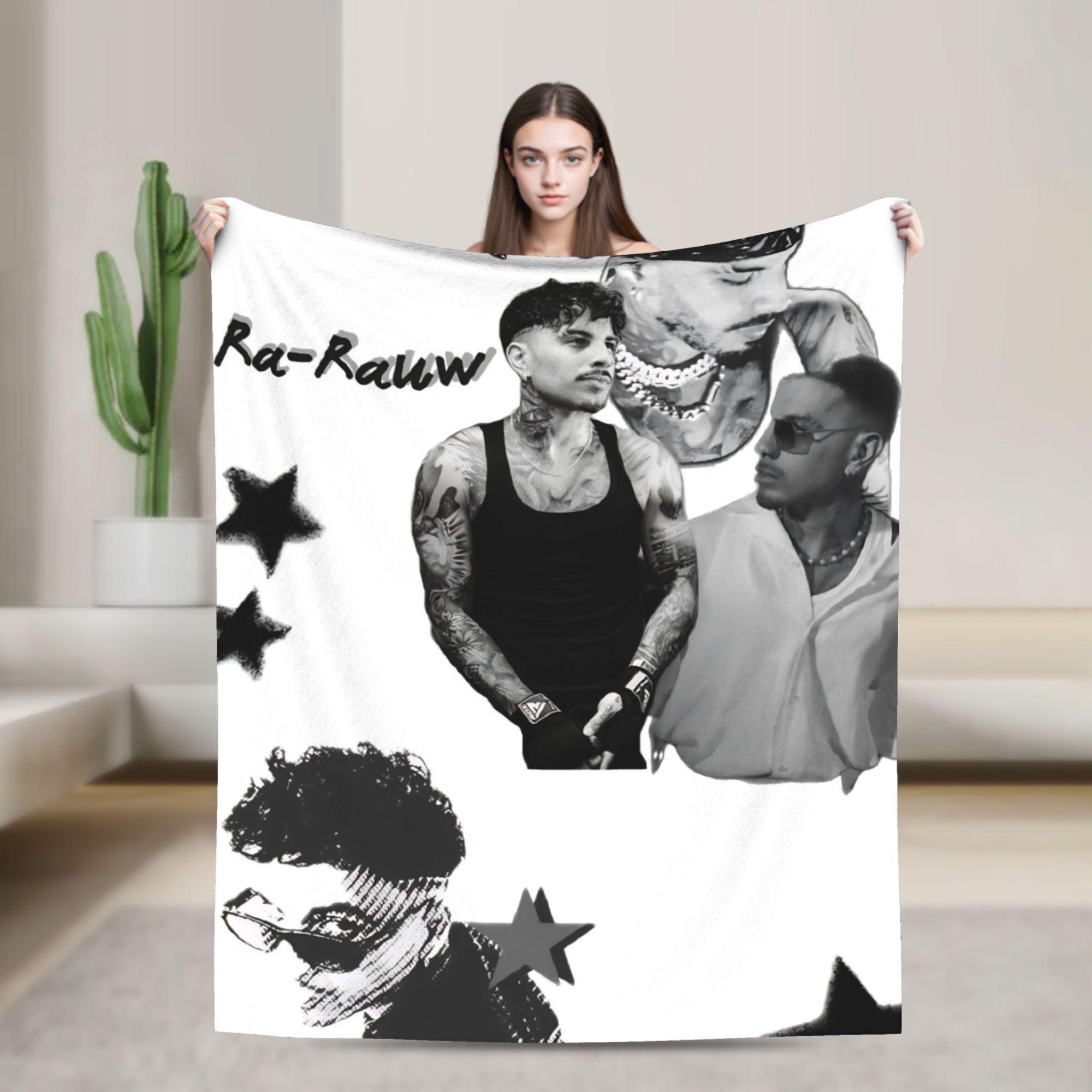 Rauw Alejandros Plush Blankets Boy Girl Flannel Throw Blanket For Couch Chair Sofa Bed Super Warm Design Quality Bedspread Gift 75x90cm