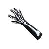 Five Finger Skull Claw Rukavice Střední délka Bílé rukavice Skeleton Rukavice Punk Halloween Cosplay