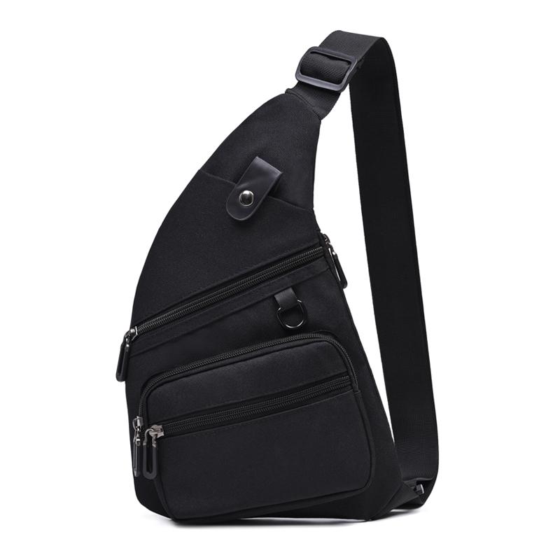 Men's Chest Bag Casual Shoulder Bag Lightweight Oxford Fabric Crossbody Shoulder Bag Stylish Casual Men's Waist Packs Chest Bag