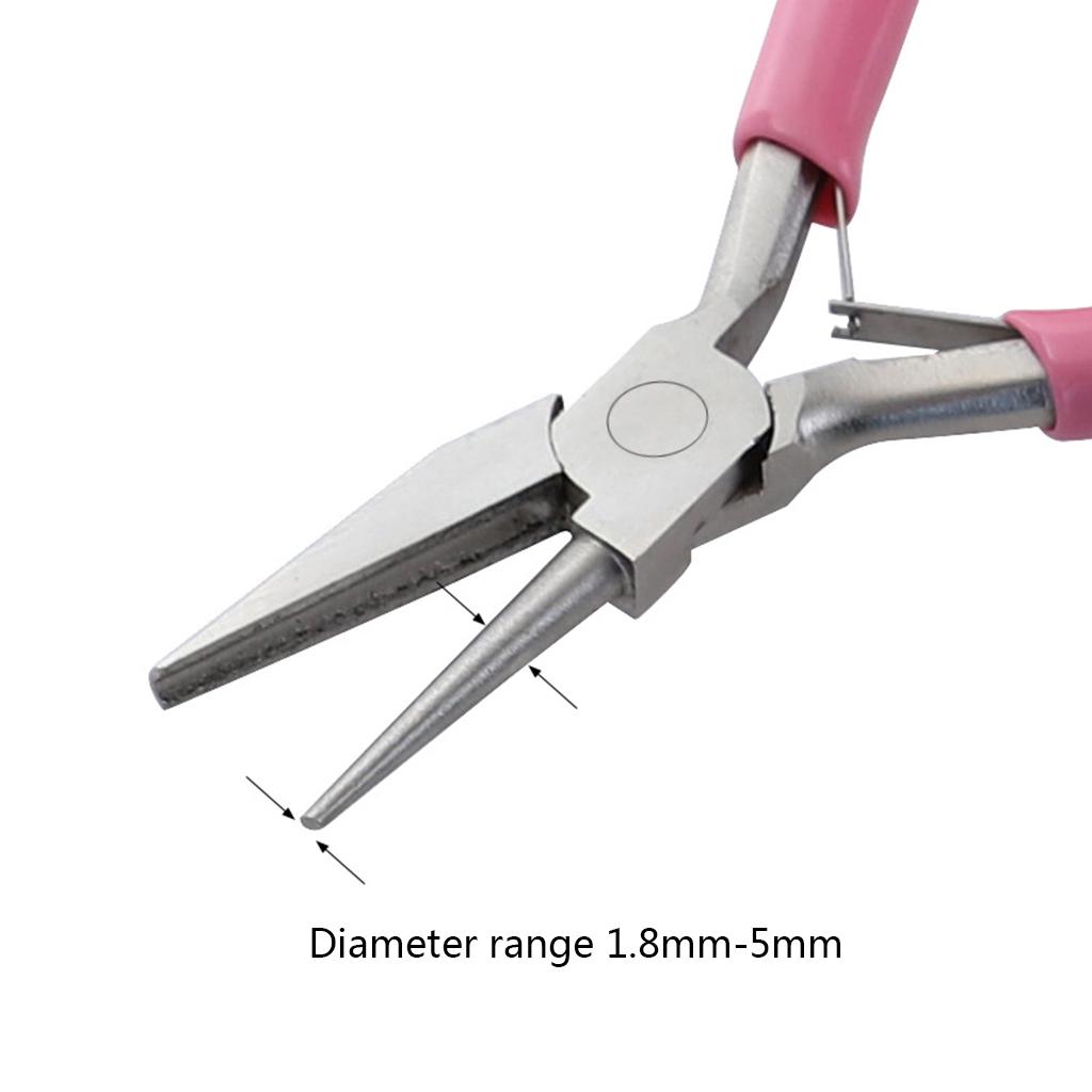 Cute Pink Anti-slip Splicing &Fixing Jewelry Pliers Tools for Jewelery Making
