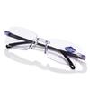 Anti Blue Light Bifocal Reading Glasses Rimless Presbyopic Eyewear Men Women +1 0 To +4 0 Far Near Magnification