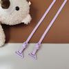 1 Pair Women Stretchable Adjustable Spaghetti Bra Straps Non-slip Invisible Fit for Midi Dress Daily Use