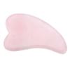 Natural Rose Quartz Scrapping Plate Health Healing Care Massage Stone