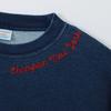 Champion Cotton USA Relax Fit Short Sleeve Sweatshirt with Embroidered Washed Men's Trim, Blue, C3-B011