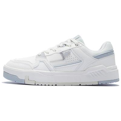 Li Ning ACE V2 Abrasion Resistant Breathable Low Top Skateboard Shoes Women's White Gray AGCS156-1