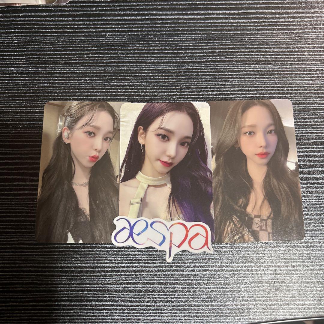 

[ИСПОЛЬЗОВАННЫЙ] aespa Karina girls sgs photocard pack коллекционная карточка