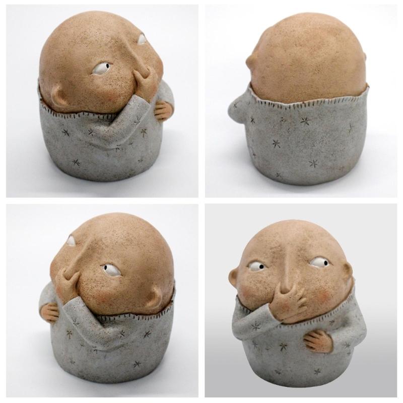 Boy Holding Nose Statues for Home Toilet Bathroom Decor Funny Resin Sculpture Ornament Desktop Decorative Figurine 6.3”