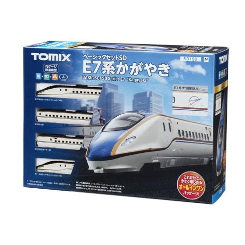 TOMYTEC TOMIX N Gauge Basic Set SD E7 Series Kagayaki 90190 Railway Model Starter Set