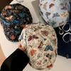 Reversible Design Retro Newsboy Cap Vintage Butterfly Embroidered Beret  Artistic Occasions
