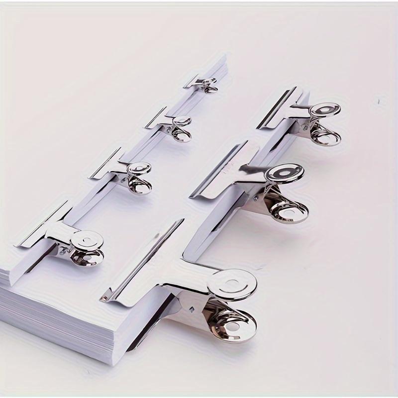 6pcs Food Bag Sealing Clips, Reusable Heavy Duty Stainless Steel Clips, Multipurpose Air Tight Seal Clip, Home Accessories