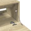 Bathroom Vanity Cabinet In Sonoma Oak Finish 40 X 37 X 59 Cm Particleboard