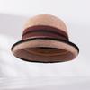 Retro Winter Hat Wool Basin Hat Casual Bucket Hat  for Women