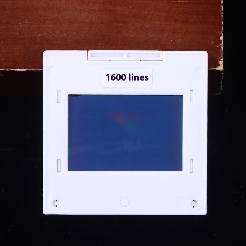 

Дифракційна ґратка Пропускаюча дифракційна ґратка Лінійний спектрофотометр 100/600/1200/1600 Оптичне навчання