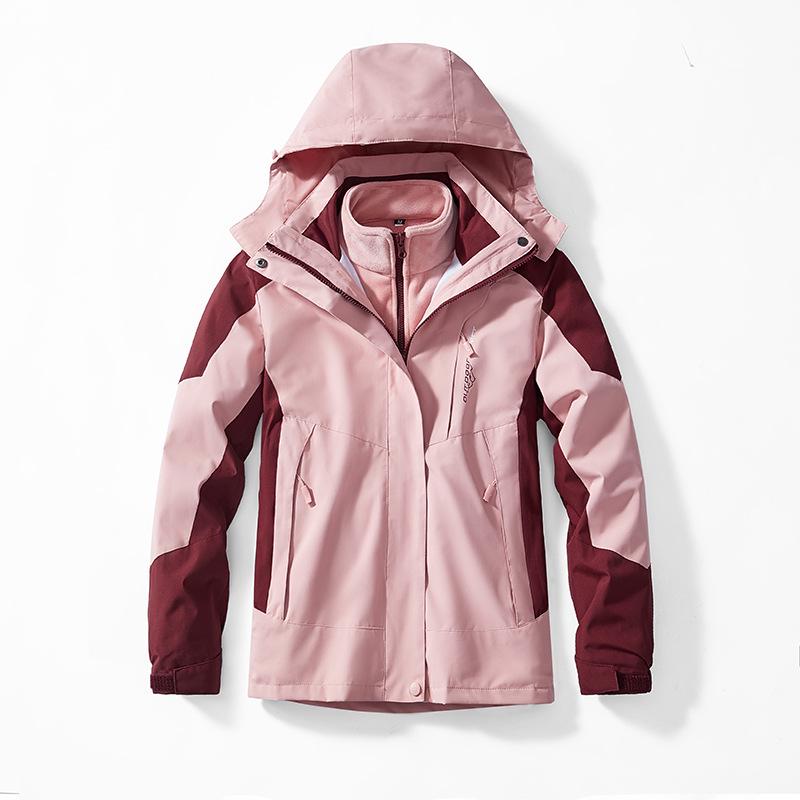 Women's 3-in-1 Waterproof, Breathable, Fleece-lined Mountaineering Suit for Autumn/Winter