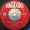 7inch Record TROGGS  Any Way That You Want Me POF010 Page One 1966 UK Rock Used