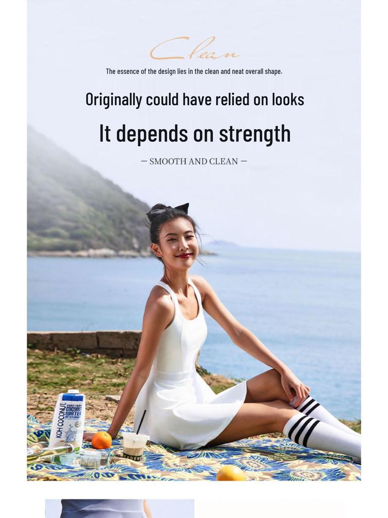 Women's Sports Fitness Skirt: Tennis, Yoga, Golf - Anti-Exposure Design