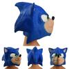 Sonic Hedgehog Mask Realistic And Breathable Halloween Party Prop