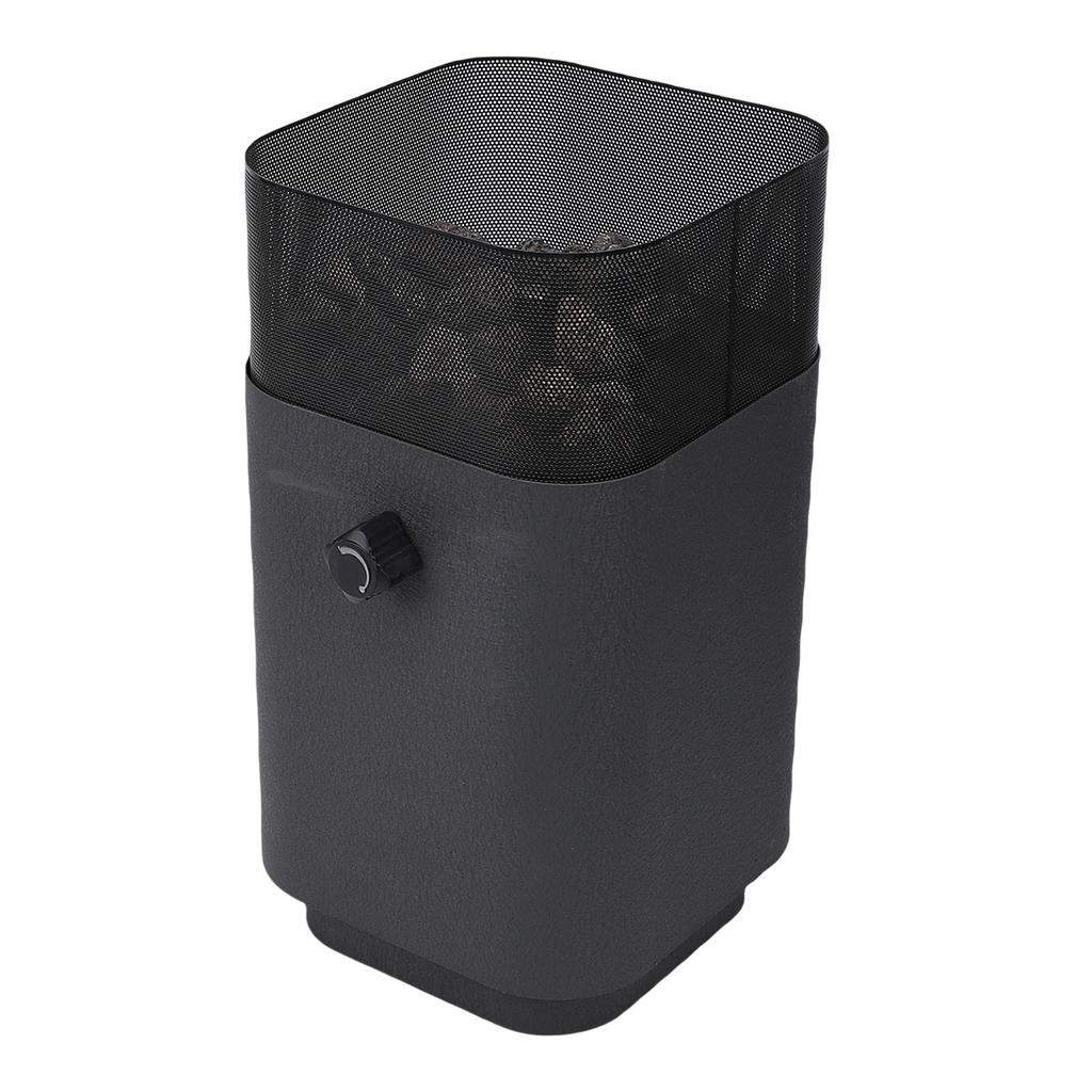 Outdoor Gas Fire Pit with Lava Rocks Adjustable Flame Portable Tabletop Fire Pit for Camping Patio Garden Yard Matte