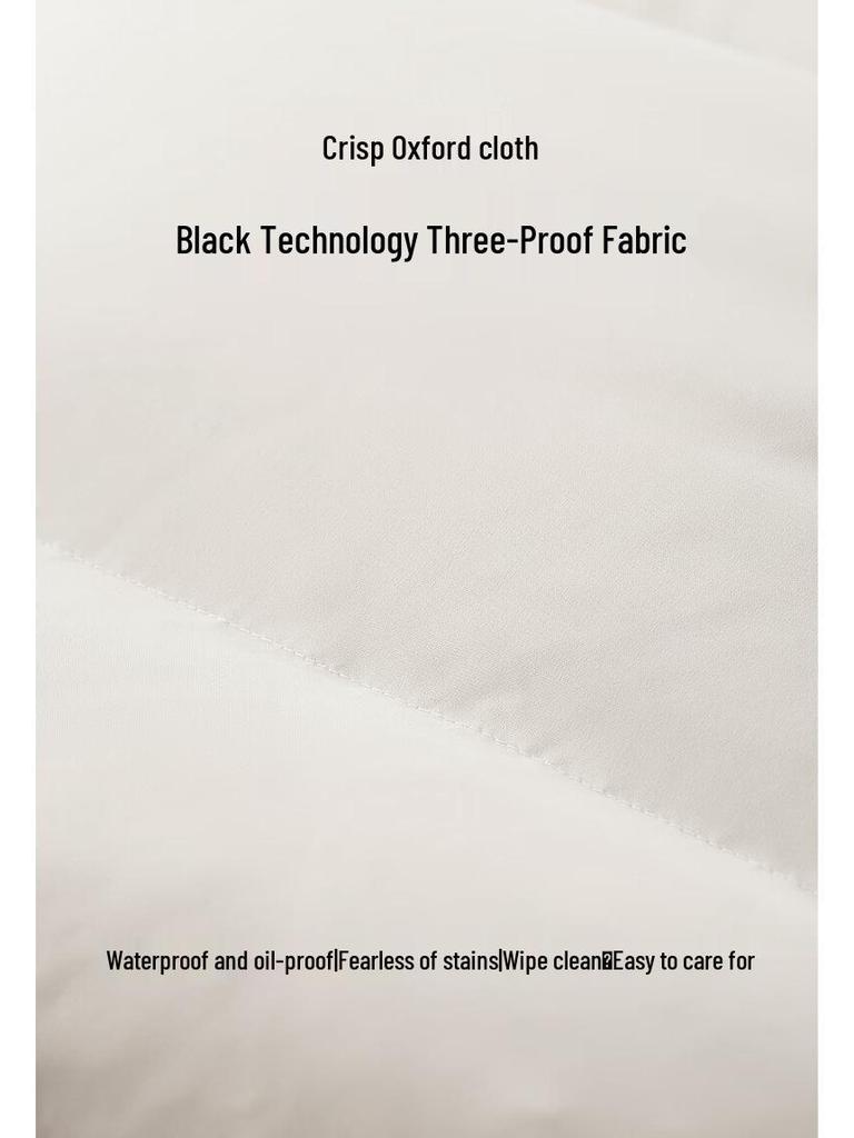 Chuyu Women's Three-Proof 90% White Duck Down Hooded Puffer Jacket