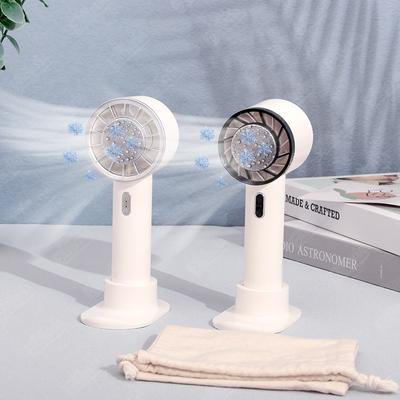 Prenosný ručný ventilátor Polovodičové chladenie Chladenie 2200mAh Batéria USB Dobíjacia mini ručný ventilátor Vzduchový chladič Vonkajší