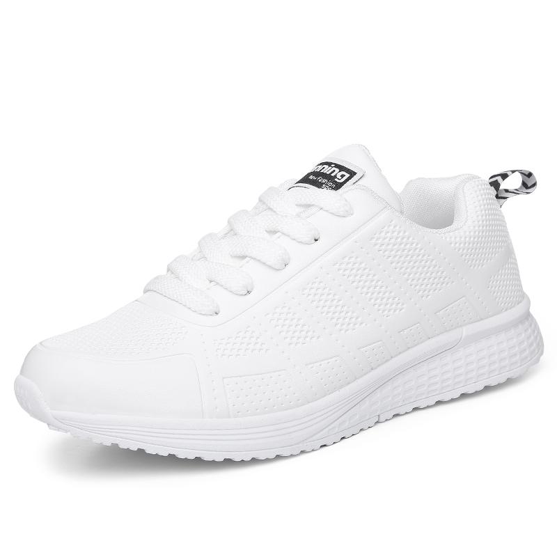Fashion Fashion Women Sneakers Soft Vulcanize Shoes Leather Tenis Feminino Comfortable Sneakers for Moms Sports Trends Casual Female