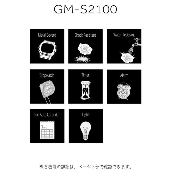 [Casio] G-Shock GM-S2100MF-1AJF Ladies' Watch, Midnight Fog Series, Black/Gray