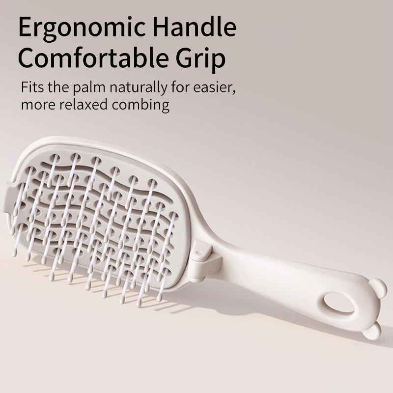 Anti Static Massage Comb Self Cleaning Hair Brush Cleaning Net Cover Hair Brush Salon Hair Massage Scalp Comb Air Cushion Brush