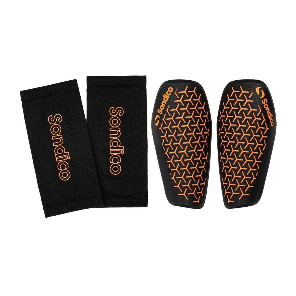 Sondico Unisex Adult Flex Honeycomb Slip-In Shin Guards
