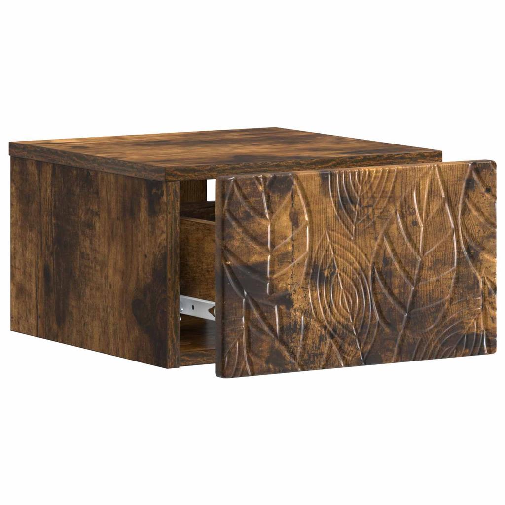 Wall Mounted Side Table Smoked Oak