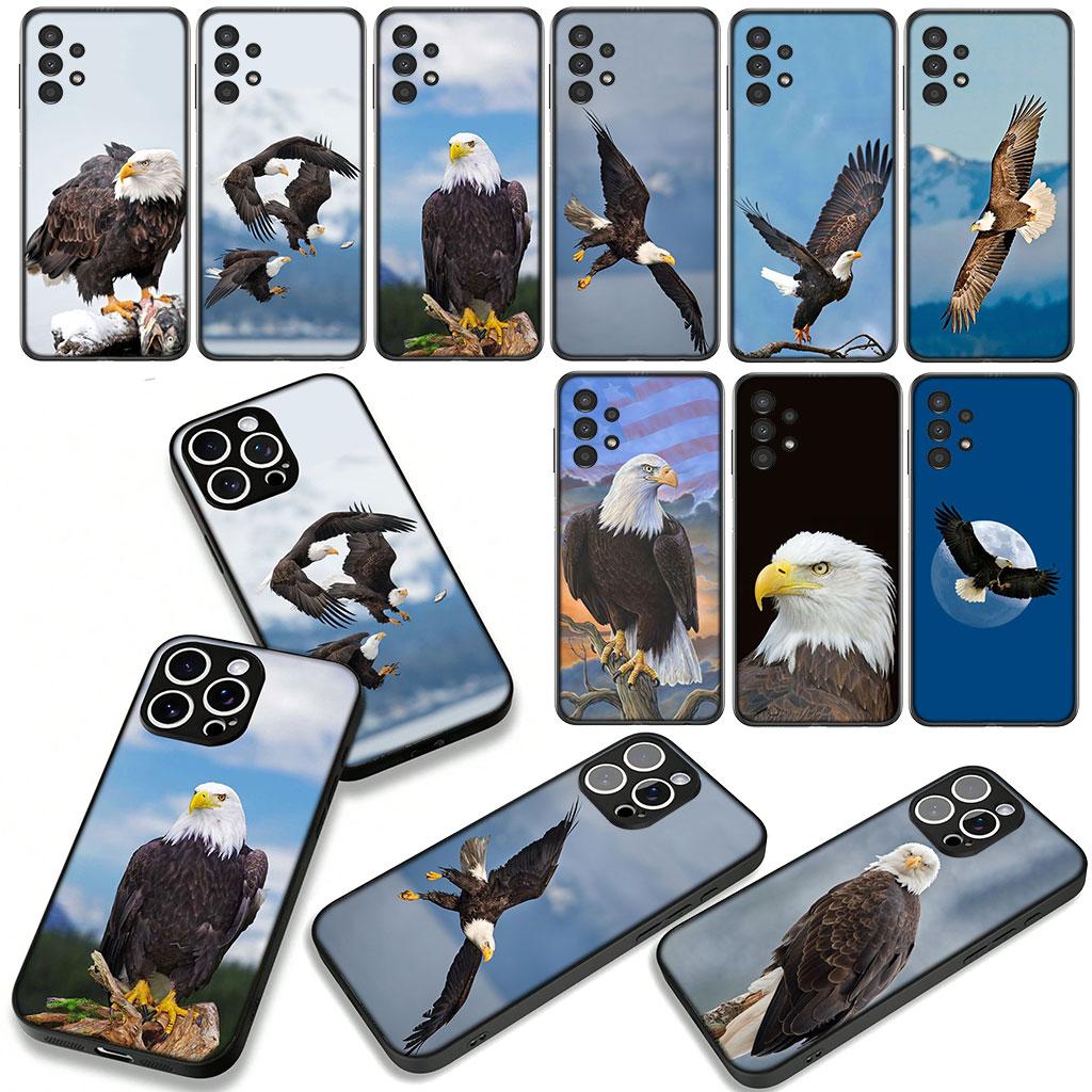 Bald Eagle Phone Cover for Apple iPhone 16 15 14 Plus 13 12 Mini 17 Pro Max + ProMax 16E Air Case