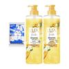 10 wipes & 2x470ml bergamot white pear blossom shampoo