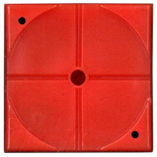 RIPRO 30-Square High Plastic Boundary Stakes, Delta Mini 30 (Red), Plate-kun Type P-1 (Plain), 50 Stakes Per Box