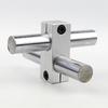 1 pcs Pillar fixing clip Vertical fixing Reducing frame Optical axis cross Round tube fixing clip connector