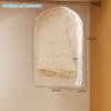 Wardrobe Organizer Bags for Down Jackets Hanging Storage Dust Cover Breathable Moisture Proof for Home Use