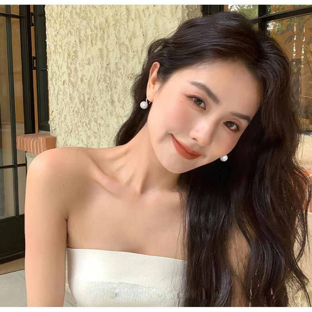 Women's Pearl Earrings Vintage Pearl Gold Drop Earrings Fashion Dangle Hook Earrings Jewelry Gifts For Girls