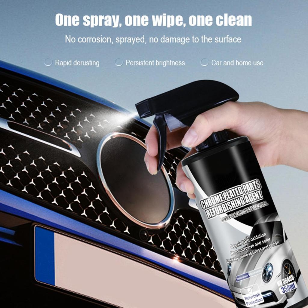 CHROME POLISH, CHROME REPAIR | 350ml Car Chrome Refurbisher | Repairs Car Chrome, Cardio Detailing Supplies, Car Oxidizers and Protectants